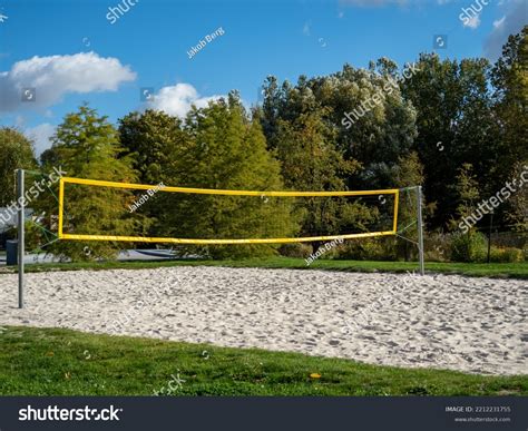 Sand Volleyball Court Public City Park Stock Photo 2212231755 ...
