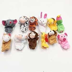 Buy Meadawgs® 12Pcs Chinese Zodiac Finger Puppets Doll Baby Story ...
