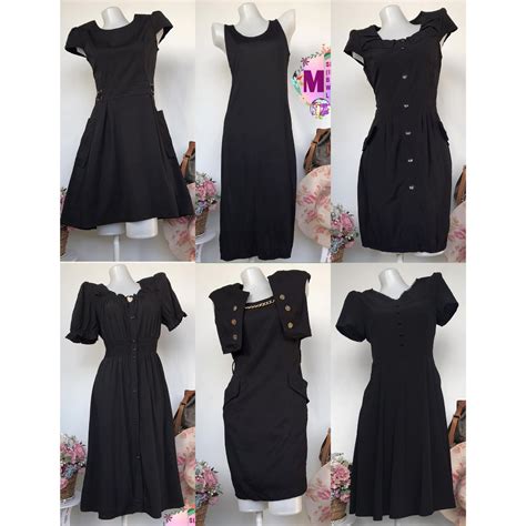 Thrifted Black Casual Dresses (medium) | Shopee Philippines