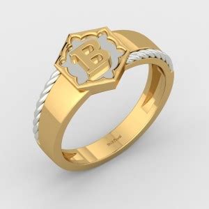 ShipJewel Brave B ring-22KT Gold 22kt Yellow Gold ring Price in India ...