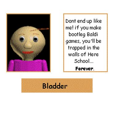 Image result for Baldi Basics Bladder