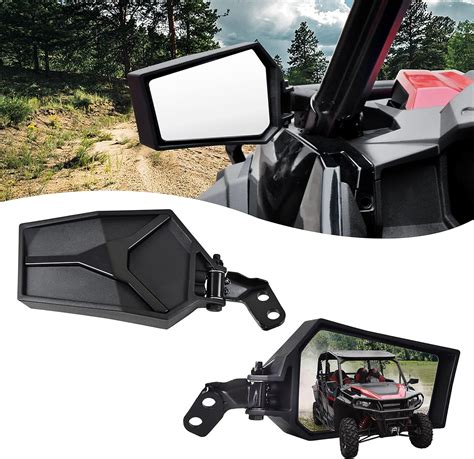 SAUTVS Adjustable Rearview Side Mirrors for Polaris General 1000/4/XP ...