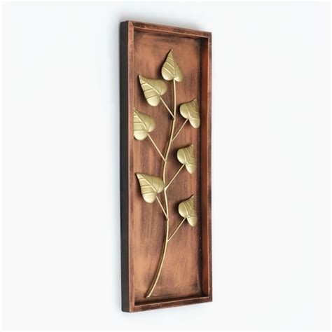 Buy VEDAS Mystical India Metal Leaf Wall Accent from Vedas at just INR ...