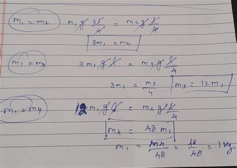 21 Fig. shows an arrangement of masses hanging from aceiling. In ...