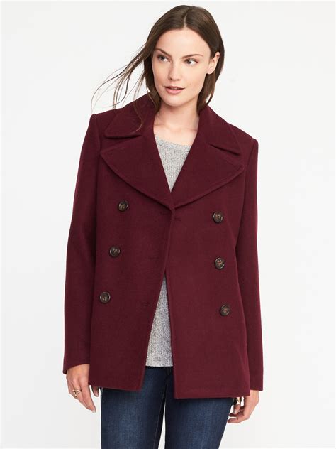 Classic Wool Pea Coat Womens at Audrey Stier blog
