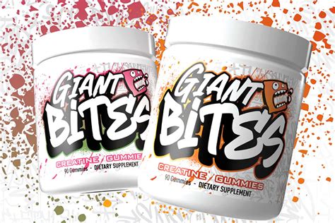 Creatine-based Giant Bites now in Watermelon and Orange Mango