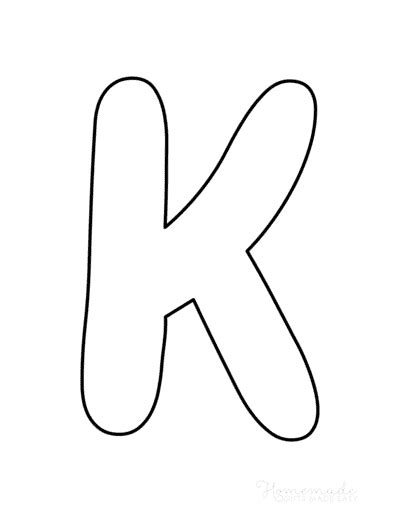 Free Printable Bubble Letters