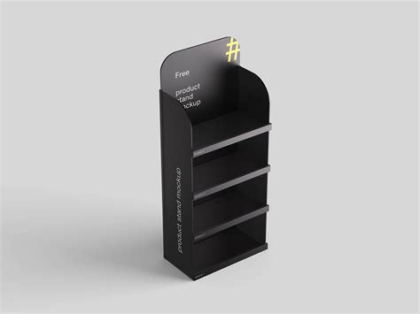 Free Products Display Stand Mockup PSD - PsFiles