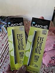 Buy LAKMÉ Eyeconic Insta Cool Kajal, Black, Cooling Kohl Liner With ...