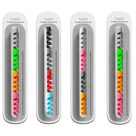 Inefable (Set of 4-16 Pcs) Multicoloured Protection Spiral Cable & Wire ...