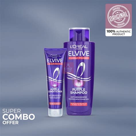 Loreal Colour Protect Anti Brassiness Purple Shampoo & Conditioner ...