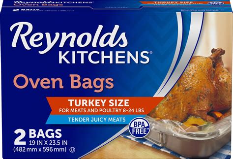 Reynolds Kitchens Oven Roasting Bags (Large Size, 5 Count, Pack of 12 ...