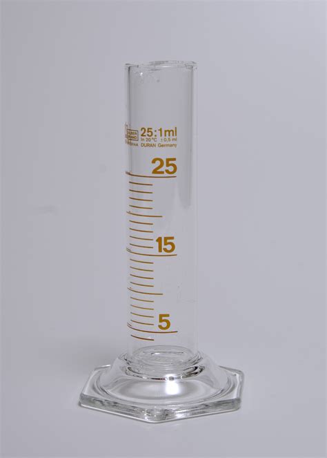 File:Glass graduated cylinder 25ml.jpg