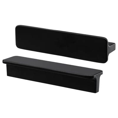 HACKÅS handle, anthracite, 100 mm (315/16") - IKEA