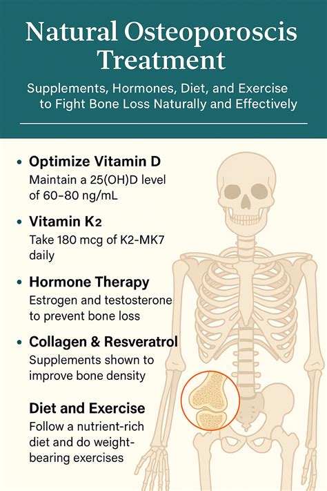 Natural Osteoporosis Treatment: Supplements, Hormones, and Lifestyle T ...