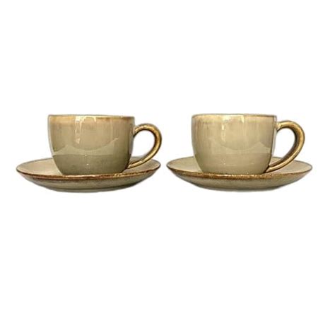 Fine Tableware Bone China Cup And Saucer Set Of 2 (2 Plates & 2 Cups ...