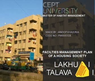 FACILITY MANAGEMENT PLAN FOR HOUSING SOCIETY | CEPT - Portfolio