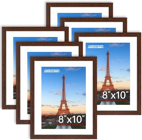 Amazon.com - FIXSMITH 8x10 Picture Frame Bulk-6 Pack, Photo Frame with ...