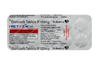 Retoz Neo 120 Mg Tablet 10 - Uses, Side Effects, Dosage, Price | Truemeds