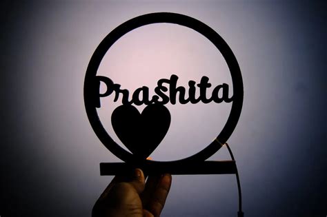 Led heart Fire Name Lamp – handmadelovebytanya