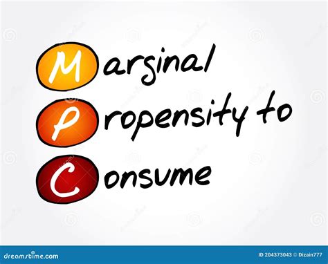 MPC - Marginal Propensity To Consume Stock Illustration - Illustration ...