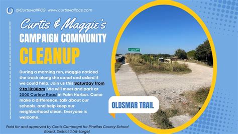 Curtis and Maggie’s Campaign Community Cleanup, 2000 Curlew Rd, Palm ...