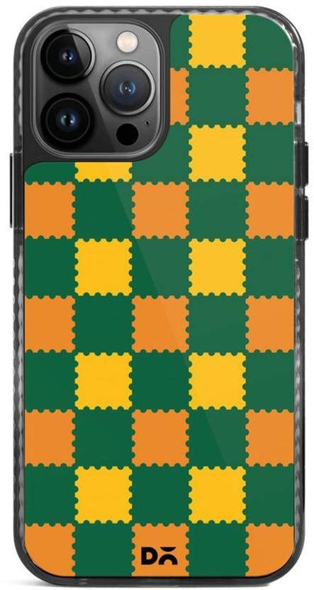 DailyObjects Multi Green Checkerboard Stride 2.0 Back Cover for APPLE ...