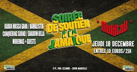 SOIREE SOLIDARITY JAMAICA, Le Molotov, Marseille, 18 December 2025 ...