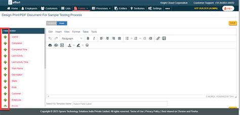 Design Print Template