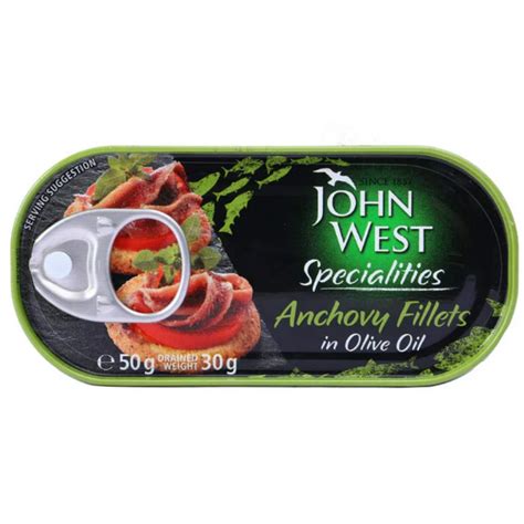 Anchovy Fillets in Olive Oil 50g John West – JITCO