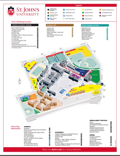 Saint John's University Campus Map - All Maps
