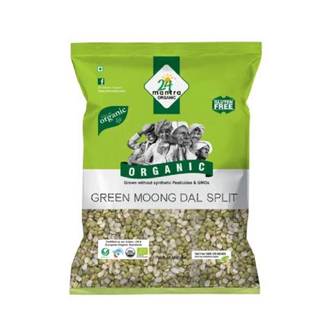 24 Mantra Organic Green Moong Dal (Split)