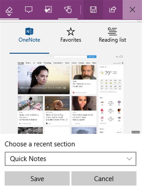 Image result for Taking Notes On a Web Page with OneNote
