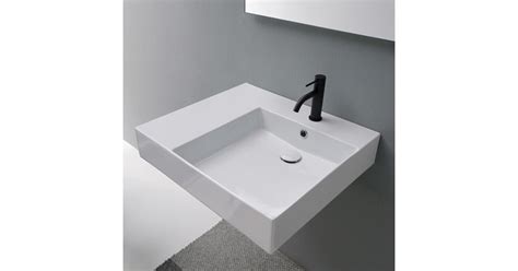 Nameeks Scarabeo 5148-ONE HOLE Teorema 2.0 Plus 23-5/8" Rectangular ...