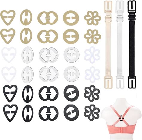 YAFIYGI Bra Strap Holders for Slipping 33Pcs Bra Strap Clips for Back ...
