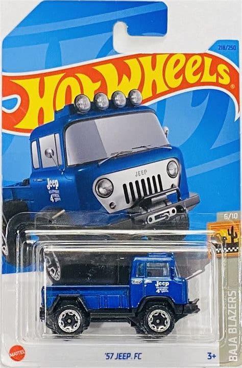 Hot Wheels 57 Jeep FC Baja Blazers Ages 3 and Up (Blue) : Amazon.in ...