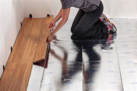 Installing your floating wood floors with Floor Comfort underlayment is ...