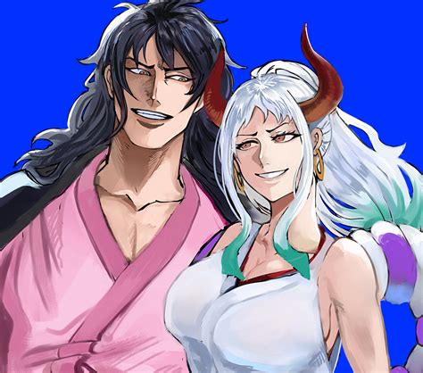 yamato and kouzuki momonosuke (one piece) drawn by sani_sanbai2 | Danbooru