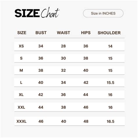 SIZE CHART – Ethnicsupply