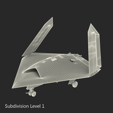 3D Northrop Grumman X-47B UAV Rigged model | 3D Molier International