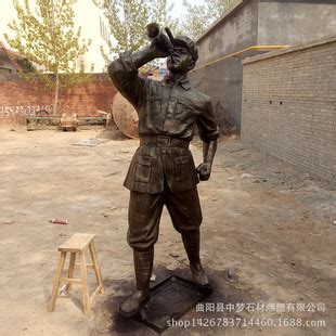 弘扬红色文化主题雕塑 宏雕雕塑带你了解红军文化精神_抗日战争_人物_历史