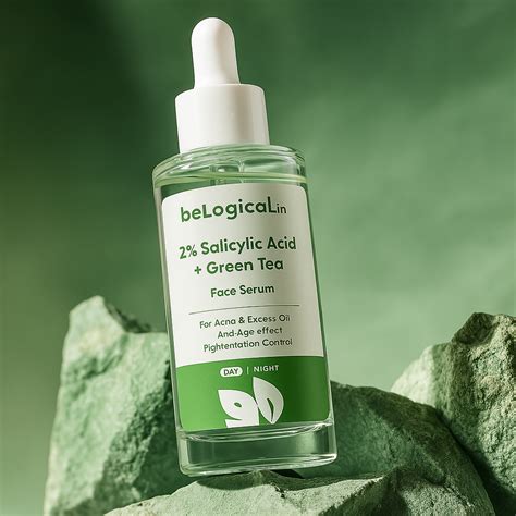 beLogicals's 2% Salicylic Acid + Green Tea Face Serum | Acne Treatment ...
