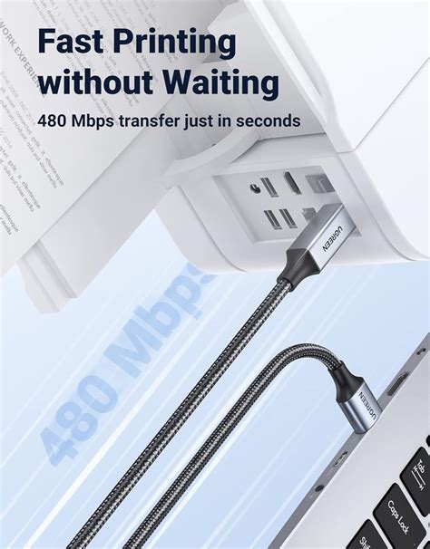 UGREEN Printer Cable, 6 FT USB A to B, Nylon Braided India | Ubuy