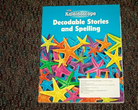 Kaleidoscope, Decodable Stories and Spelling Workbook, Level C : GRAHAM ...