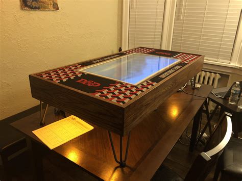 [OC] I Made a Gaming Coffee Table - Or a Double-Decker Table : r/DnD
