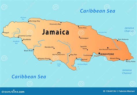 Jamaican Map