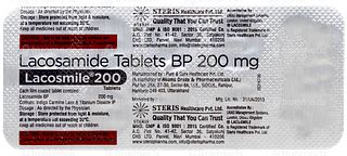 Lacosmile 200 Tablet 10 - Uses, Side Effects, Dosage, Price | Truemeds