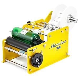 Hanchen Manual Round Bottle Labeling Machine Adjustable Labeler Label ...