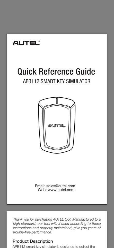 Image result for Apb112 Smart Key Simulator