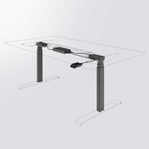 Standing desk mechanism - Motors and full-frame solutions